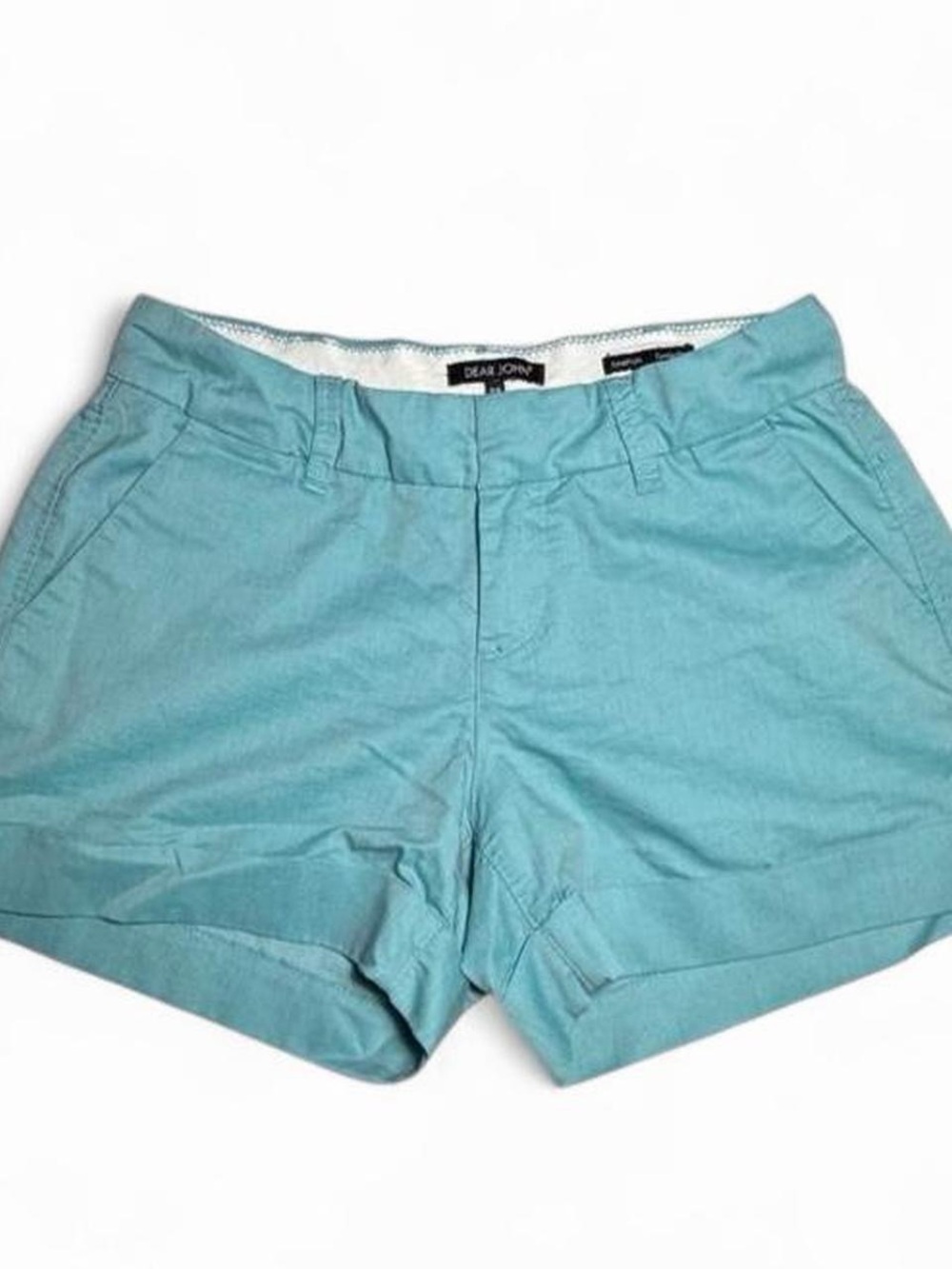 Dear John Teal Women’s Casual Chino Shorts